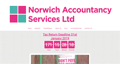 Desktop Screenshot of norwichaccountancyservices.co.uk